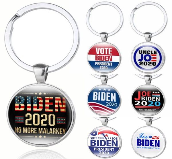 

12 styles joe biden 2020 keychain pendant joe biden for president keyring us president badge key chain party favor whole jj4566714362, Red;brown