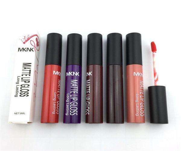 

mknk 24 colors foundatioin makeup matte lip gloss nonstick cup liquid listick lipgloss rouge a levre4796447