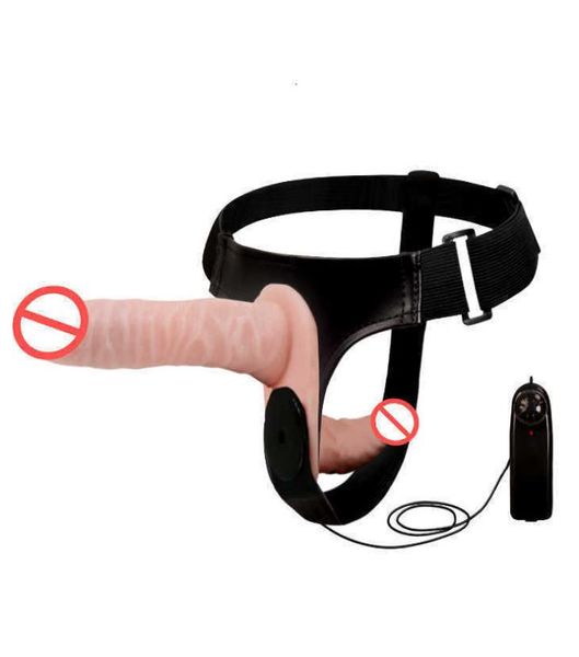 

toy massager products strapon dildos vibrators for women multispeed vibrating double strap on harness lesbian toys woman1640057