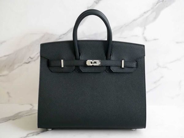 

h birkins ermess bag genuine cow leather 25 sellier noir increasehandmade bag qq us2v