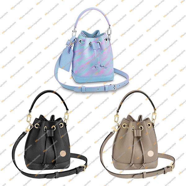 

ladies fashion casual designe luxury nano noe bucket bag crossbody shoulder bag totes handbag messenger bag mirror quality m46291 m81626 m81
