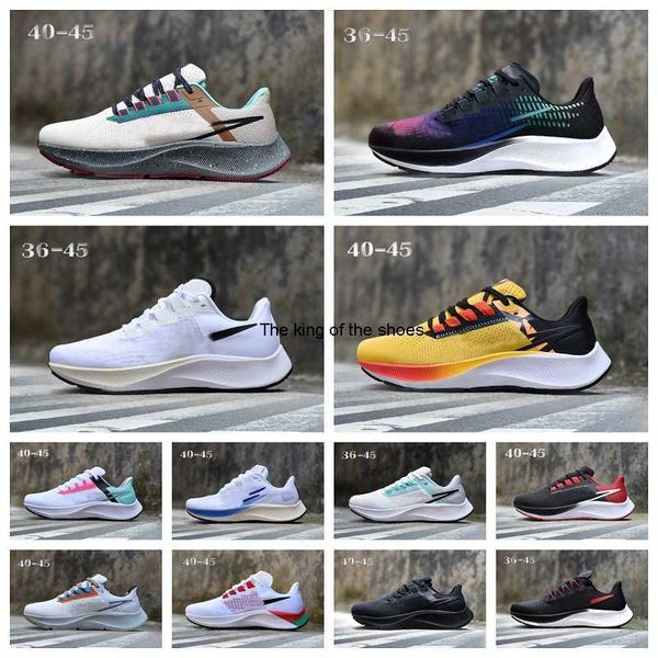 

new air zoom pegasus 37 casual shoes mens women max 38 39 le greedy be true triple white midnight black navy chlorine blue ribbon green wolf