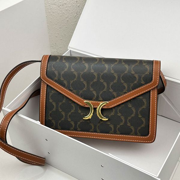 

woc flap crossbody bag classic envelope shoulder bags women handbags purse cowhide leather removable strap internal zipper pocket golden har