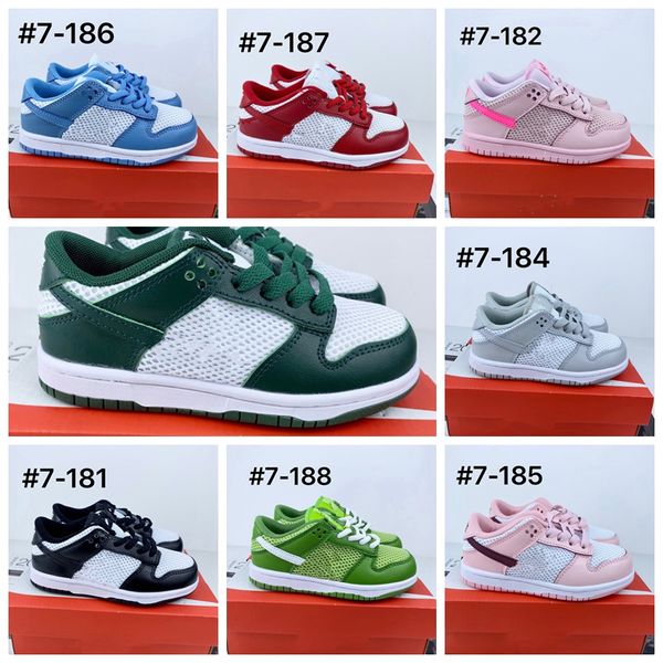 

infants 1s 2023 kids basketball shoes kid shoes game royal scotts obsidian chicago bred sneakers mid multi-color boys grils tie-dye baby sch, Black