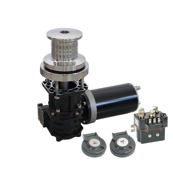 

marine boat 316l ss vertical rope capstan anchor winch windlass 12v 600w-1500w