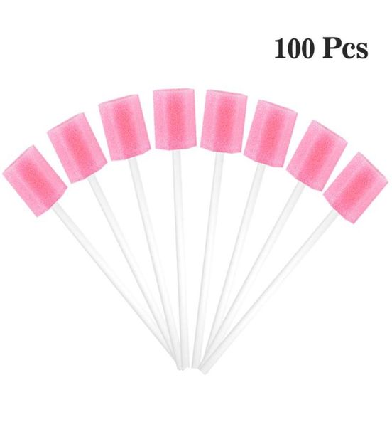 

sponges applicators cotton 100pcsset disposable oral swabsticks unflavored care sponge swabs foam sputum stick for use tooth cl2864888