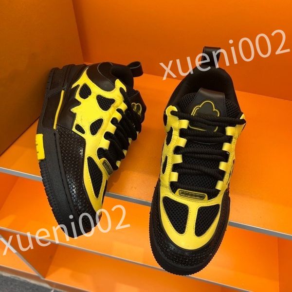 

2023 new r casual shoes men women sneakers technical fabric breathable shoes chunky rubber sole walking party shoes, Black