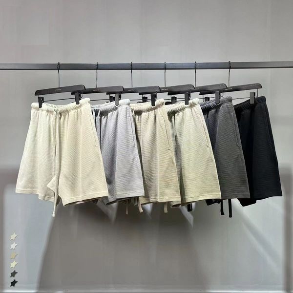 

men shorts designer essentail shorts clothing apparel essen shorts mens womens cotton sports short fashion street style tide knee length, White;black