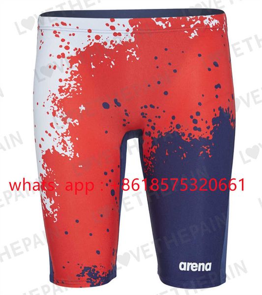 

men's swimwear men's spraypaint maxlife jammer swimsuit trunks professional usa swim trunks quick dry uv surf swimming pantalones