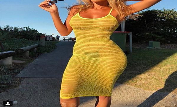 

women039s beach dress bikini cover up see through beachwear sun beach dress vestido summer vacation5929046