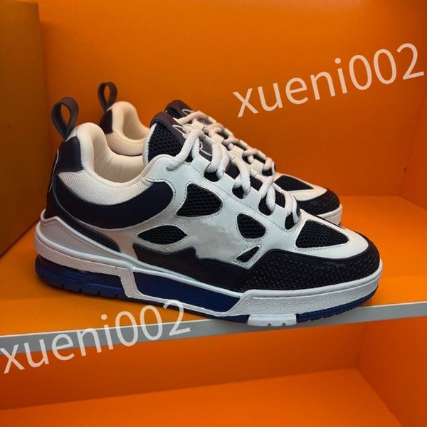 

2023 new designer casual shoes men women sneakers technical fabric breathable shoes chunky rubber sole walking party shoes, Black