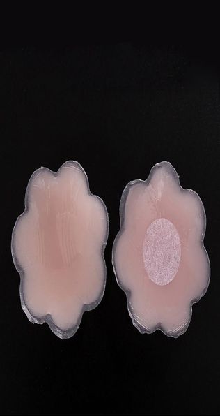 

nipple pasties new material skin original hypoallergenic solid women beach nude reusable silicon nipple cover4424064
