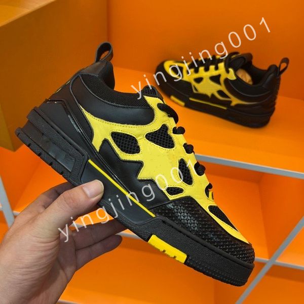

new platform designer boots low casual shoes sneakers women mens fashion party flat leather vintage trainers, Black