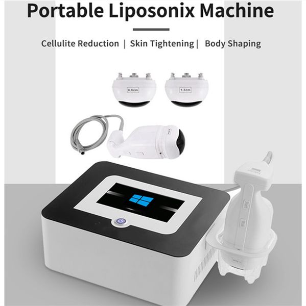 

home use liposonix ultrasound machine fat reduction weight slimming ultrasonic skin tightening beauty device 2 cartridges
