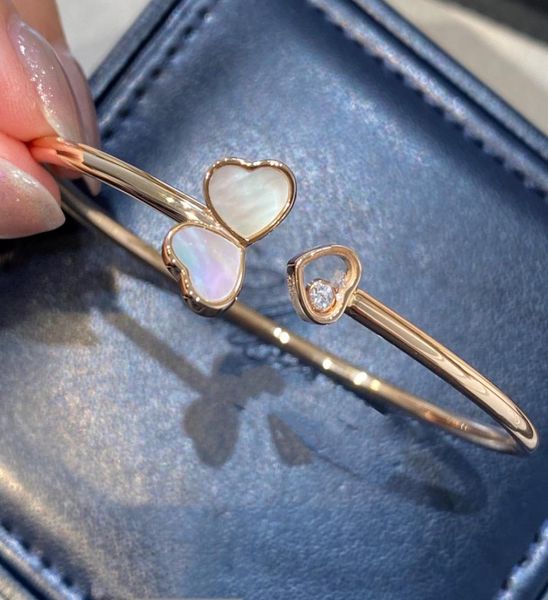 

three white fritillaria cuff sterling silver bracelet one drill turns three leaf flower i really love you quick choprd1410977