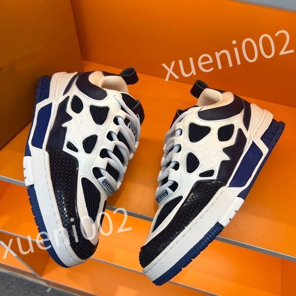

new designer casual shoes men women sneakers technical fabric breathable shoes chunky rubber sole walking party shoes, Black