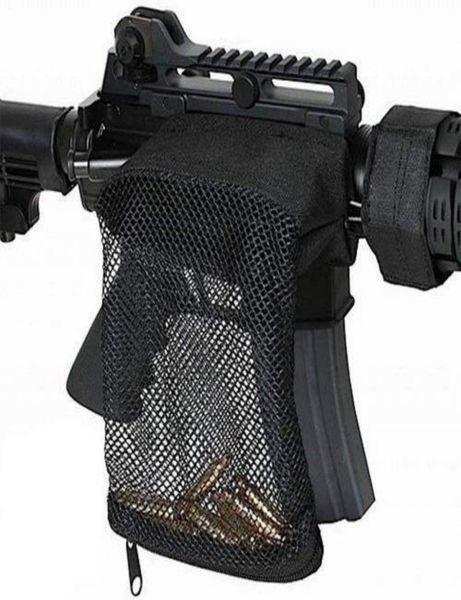 

tactical hunting brass catcher nylon mesh shell collector net bag with zippered bottom for painball quick unload9553296