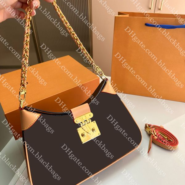 

designer bag genuine leather shoulder bag women twinny handbag fashion cross body bags with metal chain strap