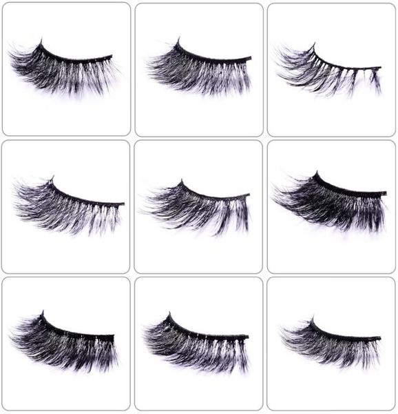 

3d mink eyelashes false eyelash custom private label natural fluffy eyelash extension soft mink lashes4379838
