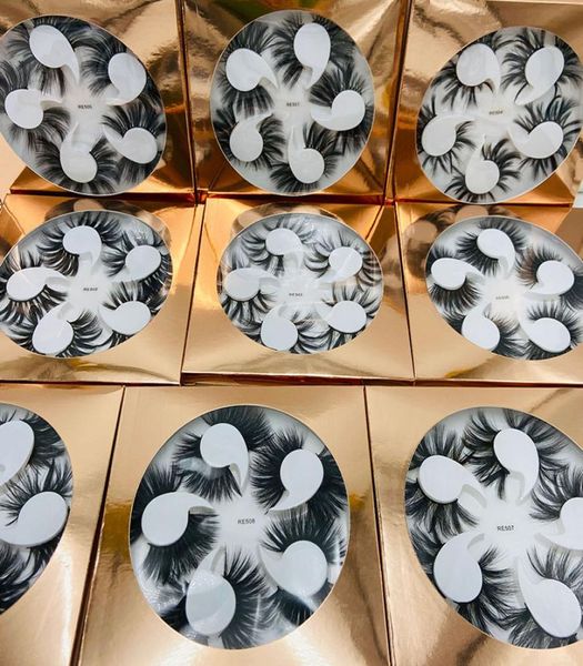 

new arrival 25mm long soft fluffy 3d mink false eyelashes dramatic long wispies lash extension natural handmade eye makeup1670433