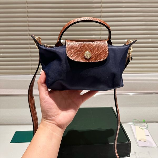 

designer handbag brand womens bag purse nylon leather single handle mini hand carrier classic canvas dumpling bag luxury portable messenger