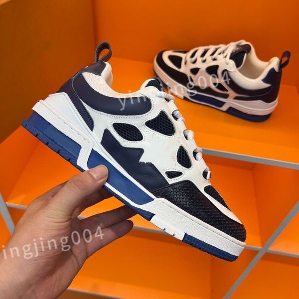 

new men's trainers designer man's casual shoes quality men lace-up sneakers outdoor runing sport shoe fashion mens basketball shoe, Black