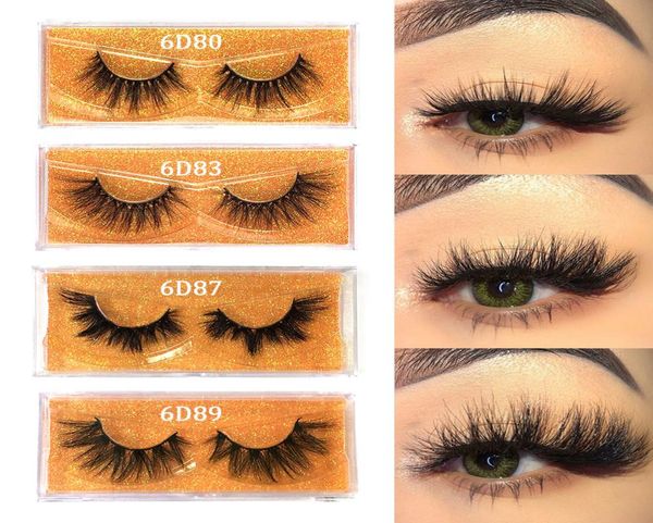 

6d mink eyelashes full volume false eyelash reusable lashes 25mm fluffy messy 3d mink lashes whole lashes minkmakeup4388612