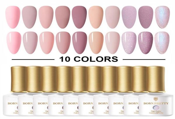 

nail gel polish set soak off uv led 7ml hybrid semipermanent varnish art kit coat manciuringnailnailnail7067973, Red;pink