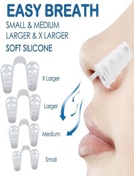

snoring cessation nose clip silicone snore solution device ser sleeping aid nasal dilators health care1370009