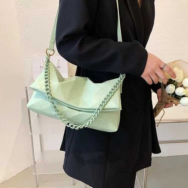 

small bag women's 2023 new fashion envelope crossbody bag fashion versatile ins shoulder bag lingge chain women's bag