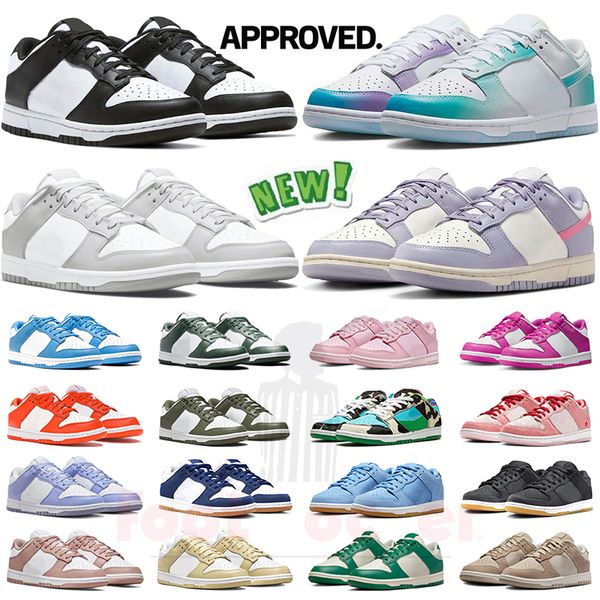 

vfwb designer low basketball shoes mens casual shoes women sports shoes panda grey unc triple pink active fuchsia syracuse team green medium