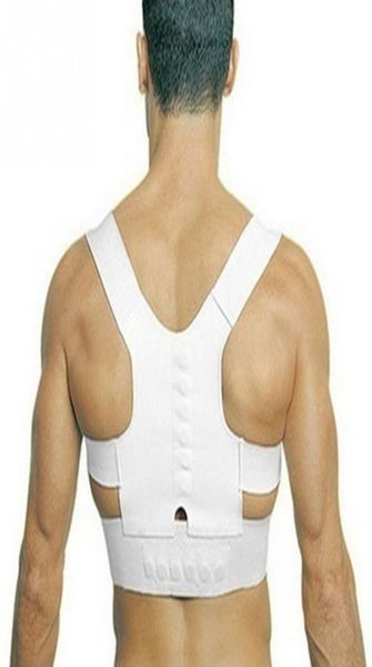 

2022 back support braces magnet supports adjustable back therapy shoulder magnetic posture corrector for girl student child 4638584, Black;blue