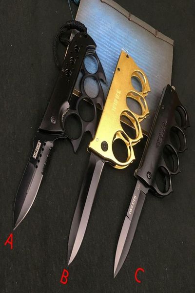 

mutifunction folding knife brass knuckles outdoor camping selfdefense tool stainless steel knives8067462