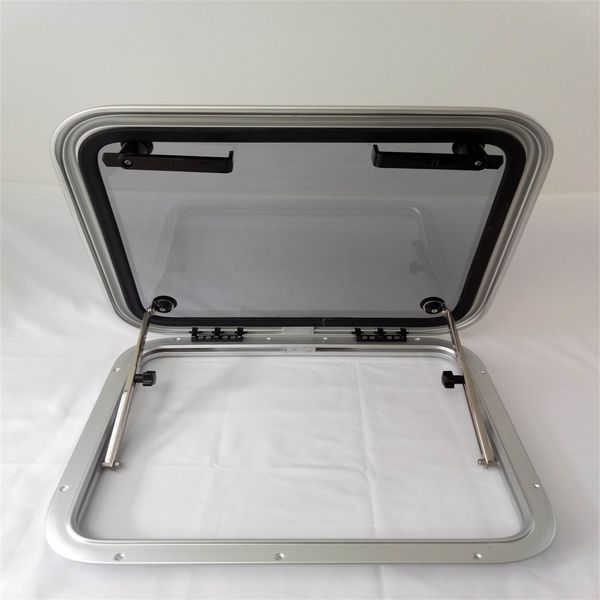 

aluminum boat rectangular hatch porthole window tempered glass 10 sizes marine