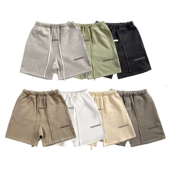 

2023 mens womens ess shorts clothing apparel cotton sports fashion short designer street style tide knee length shorts essentials new, White;black