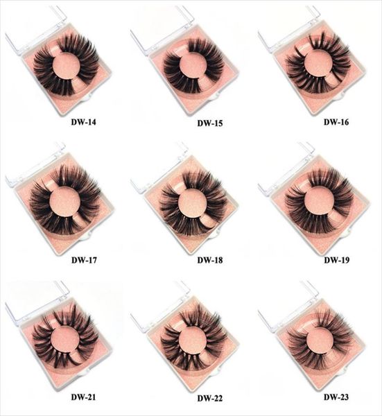 

25styles mink eyelashes 25mm27 lashes fluffy messy 3d false eyelashes dramatic long natural lashes makeup mink lashes with square1194281