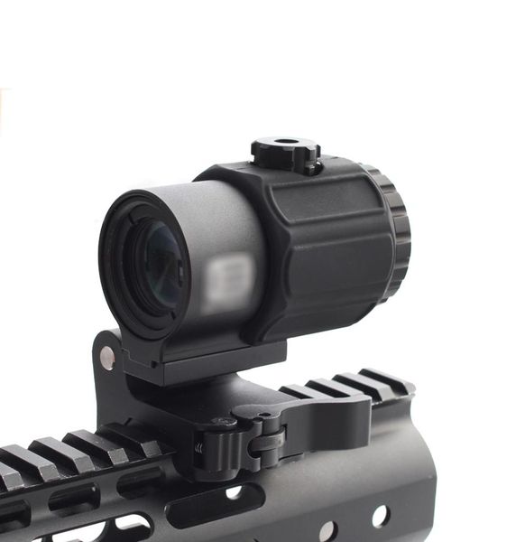 

new product tactical g43 3x magnifier scope sight with qd mount fit for 20mm rail airsoft accessory9483383
