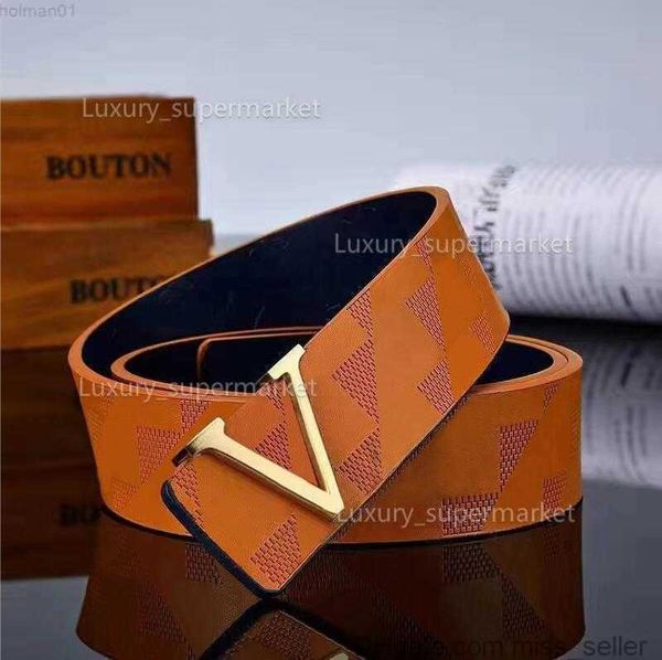 

buckle fashion genuine leather belt width 40mm 20 styles highly quality with box designer men women mens belts aaa11 missseller, Black;brown