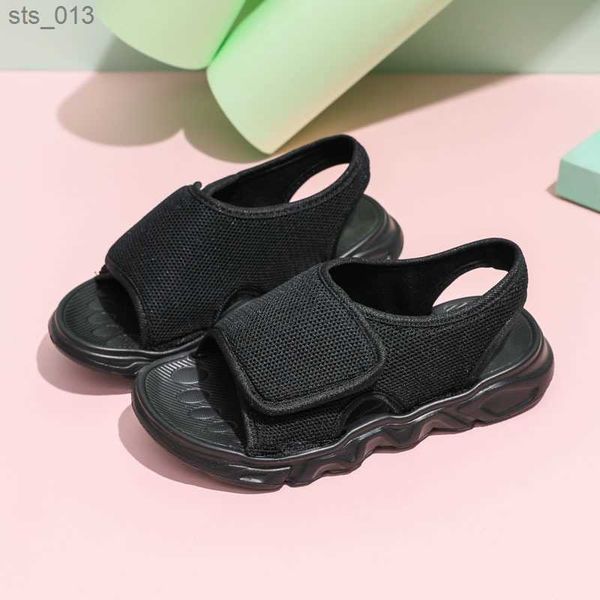 

boys sandals summer shoe children air mesh boys sandal outdoor platform sports beach shoes for boys lightweight sandals for boy l230518, Black;red