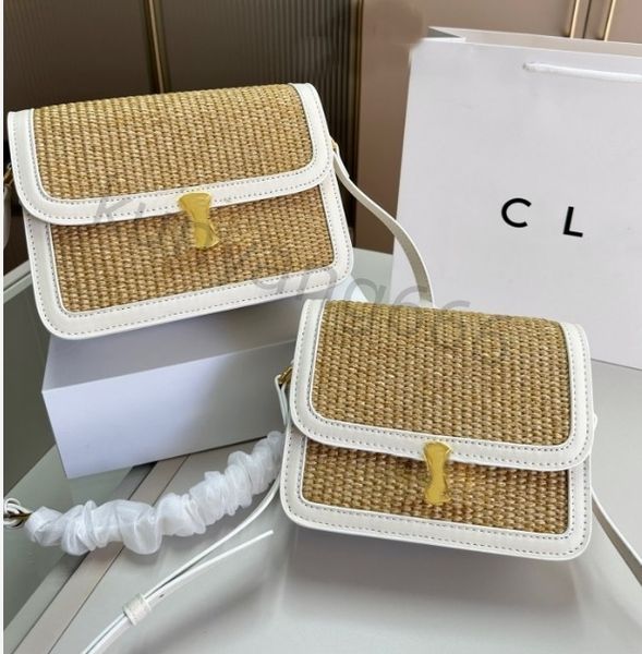 

straw bag luxury tote handbag teen square bag women men drafted by genuine leather push classic flip bag clutch envelope crossbody shoulder