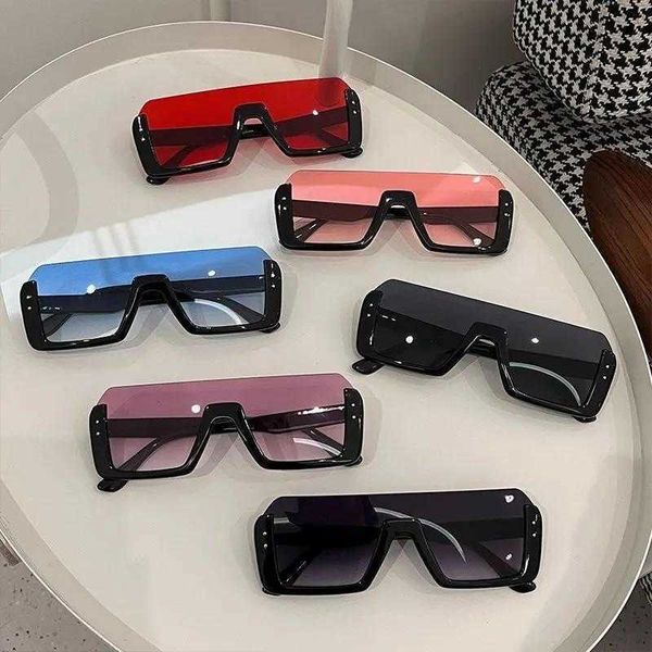 

popular celebrities share the same fashionable eyewear. one piece jumpy big frame sunglasses, square men's sunglasses, women's tre, White;black