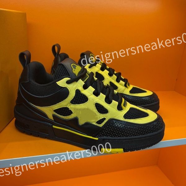 

2023 new designer running shoes men sports casual shoes ccity sneaker woman trainer calfskin reflective sneakers, Black