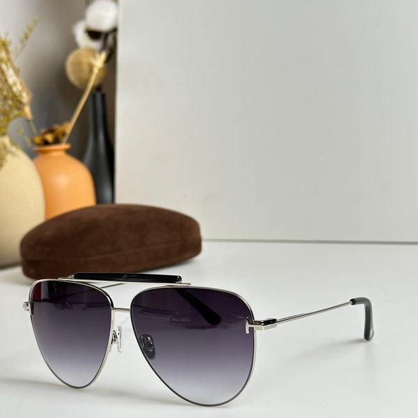 

new tomford sunglasses high beauty plate glasses for men and women street shooting designer uv resistant sunglasses, White;black