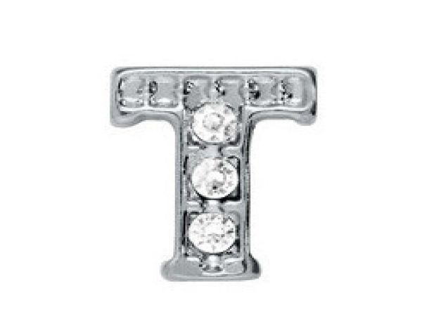 

whole 20pcslot crystal alphabet letter quot t quot charm fit for magnetic glass floating locket gift for friends4304656, Bronze;silver