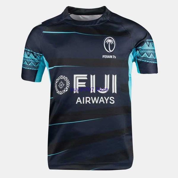 

xhi4 2023 new men's t shirts rugby jersey seven up fiji home/away sweatshirt, White;black