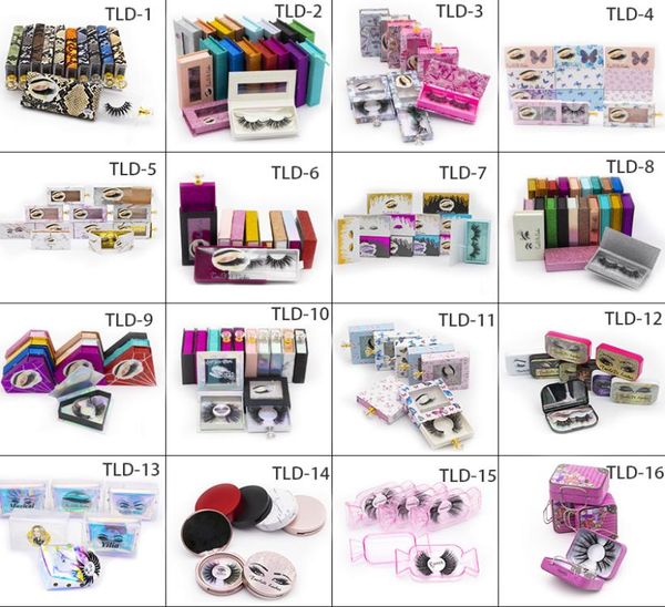 

magnetic lashes box with eyelash tray eyeliner pen 3d mink eyelashes boxes false eyelashes packaging case empty eyelash box cosmet2843810