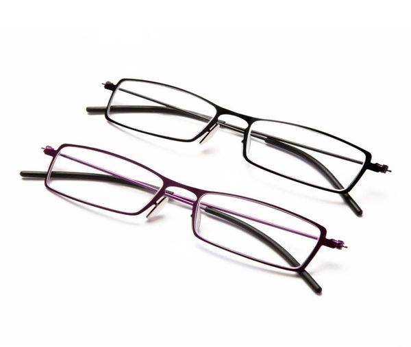 

stainless steel frame reading glasses hyperopia glasses men women glass lens anti fatigue reading glasses5648157
