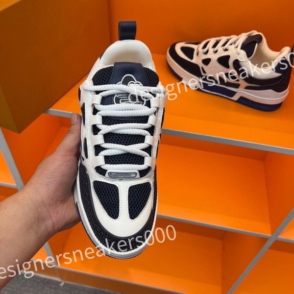 

2023 designer running shoes men sports casual shoes ccity sneaker woman trainer calfskin reflective sneakers, Black
