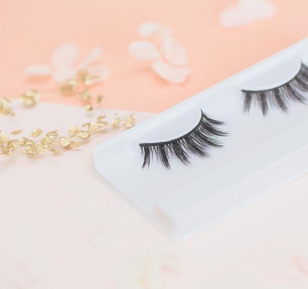 

reusable 25 times 3d silk faux mink lash no glue needed selfadhesive eyelash with spare strips4036324