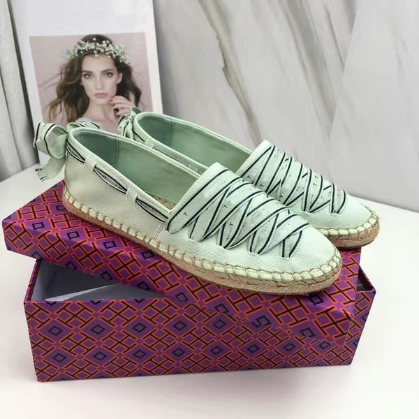

luxury casual women shoes espadrilles summer designers ladies flat beach half slippers fashion woman loafers fisherman canvas shoe 06, Black